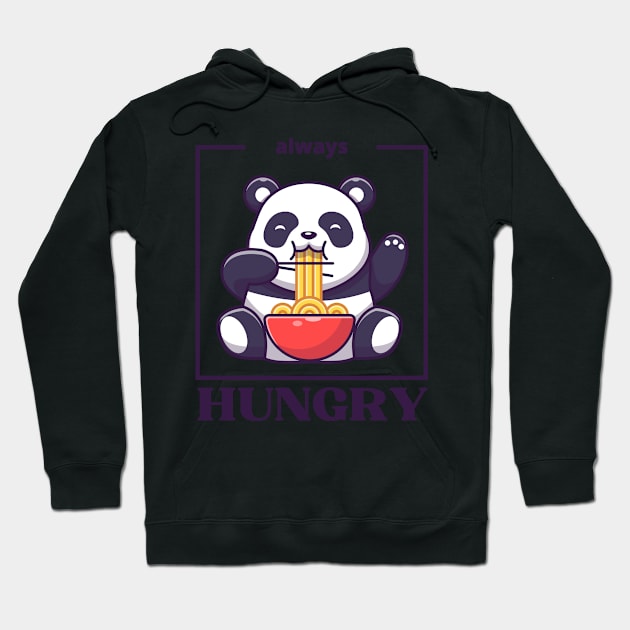 Always Hungry Panda! Hoodie by SocietyTwentyThree